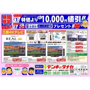 4K液晶テレビキャンペーン（A）
